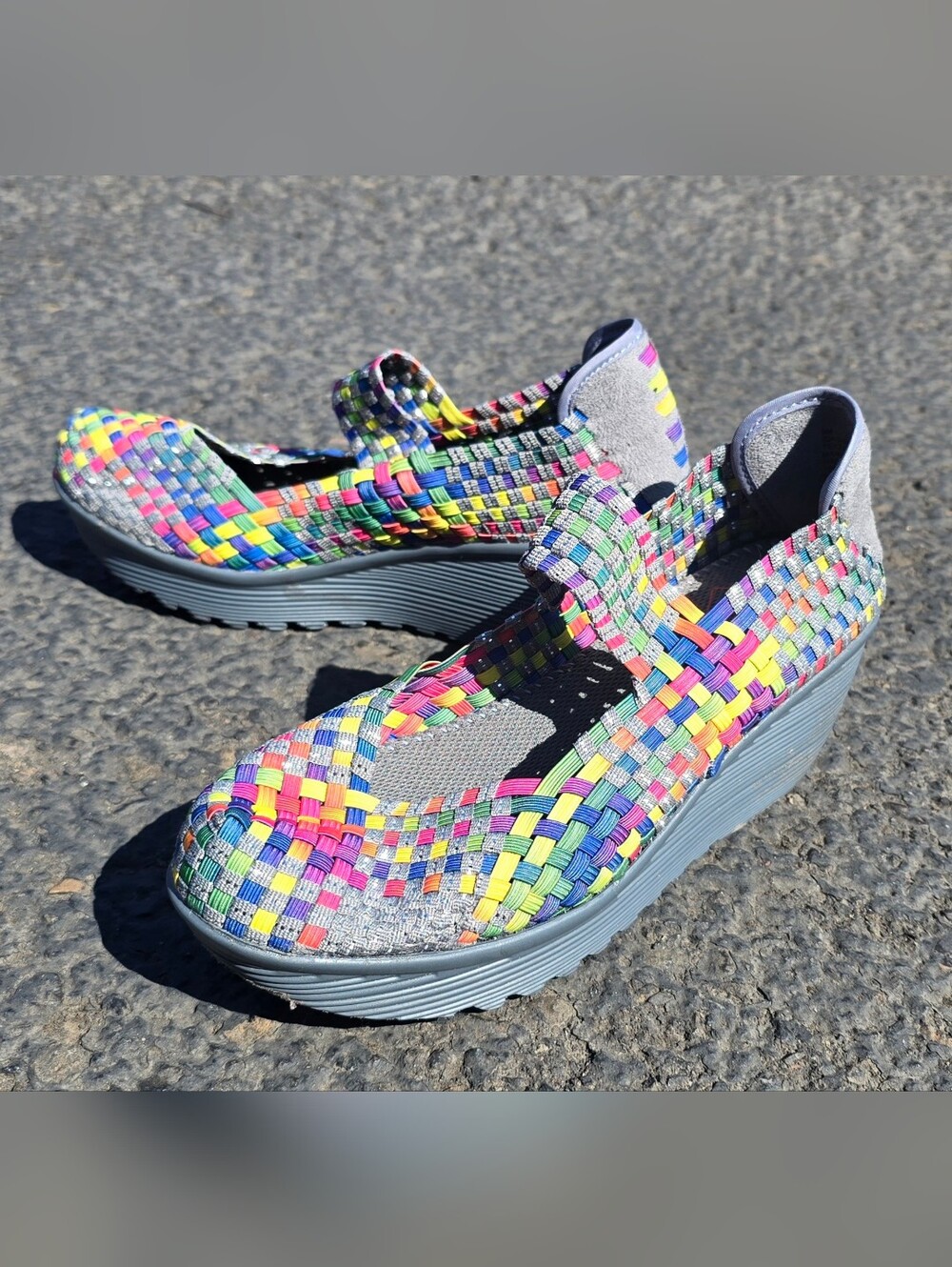 St John's Bay mlMulticolor Woven Slip-On Women’s Comfort Shoe